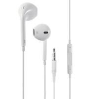 Слушалки HF  с микрофон 3.5 мм за Apple / HTC / Samsung / LENOVO/ ZTE и други - бели
